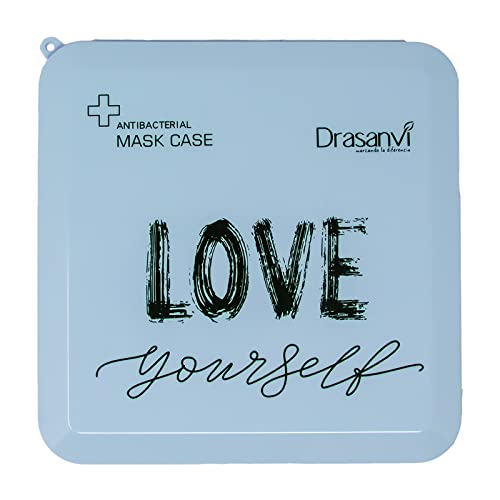 DRASANVI Becherhalter mit antibakterieller Wirkung, blau Love, Kunststoff, Einfarbig, Estándar von Drasanvi