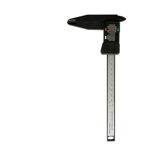 150 mm 0,1 mm digitaler Messschieber, elektronischer Messschieber, lange Backe aus Kunststoff, digitaler Messschieber, Micromete, DIY-Messwerkzeuge Messwerkzeug von DRAUXI