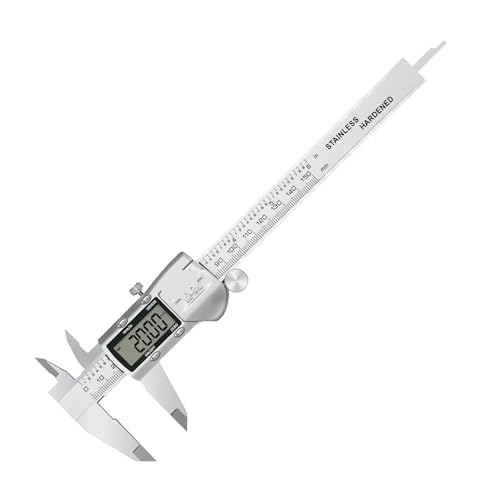 Digital Caliper IP 54 Waterproof 150 Mm 6 Inch Caliper Metal Vernier Caliper Measurement Tool Messwerkzeug von DRAUXI