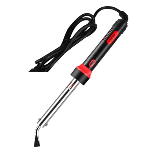 Hochleistungs-Elektrolötkolben, elektronisches Reparaturwerkzeug, elektrischer Lötkolben mit einstellbarer Temperatur 80 W + 1 Stück Lötkolbenspitze Schweißen(Curved LS680 80W) von DRAUXI