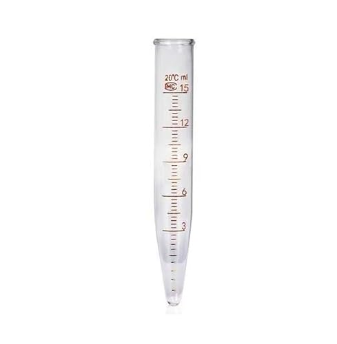 10 Stück/Los Labor Graduierte V-förmigen Boden 5 ml 10 ml 15 ml 20 ml Glas Graduierte Zentrifugenröhrchen(15ml) von DRBAPQLXD
