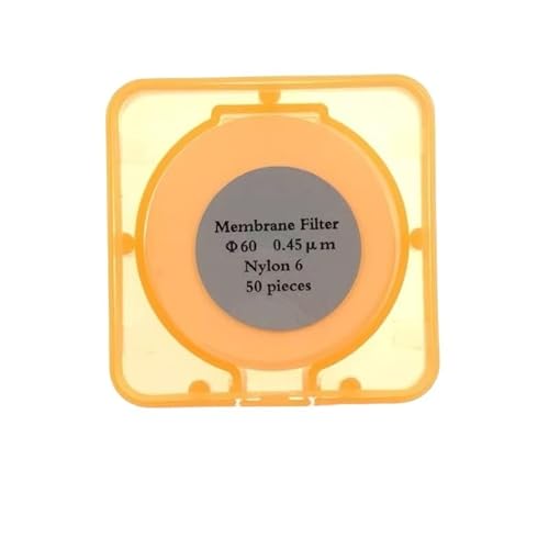 Laboratory microporous membrane, nylon diameter 47mm 50mm 60mm microporous membrane MCE pore size 0.45 um 0.2 um 50 turns (Nylon 60 mm 0.45 um) von DRBAPQLXD