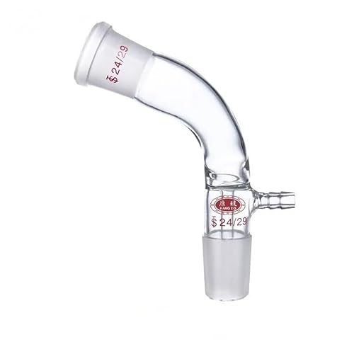 Laborglas 24/29 Verbindung 105 Grad Biegung Vakuum-Empfänger Abnehmeradapter Destillationskopfadapter (14 23 Joint 105 Deg) von DRBAPQLXD