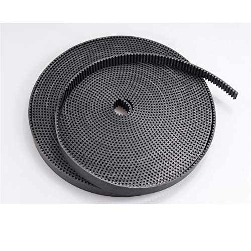 Stahlkern-Zahnriemen mit offener Konstruktion, HTD 5M Zahnriemen 10 Meter Breite Mehrere Größen PU mit Stahlkern Multicolor(Black,50mm) von DRBASJHFO