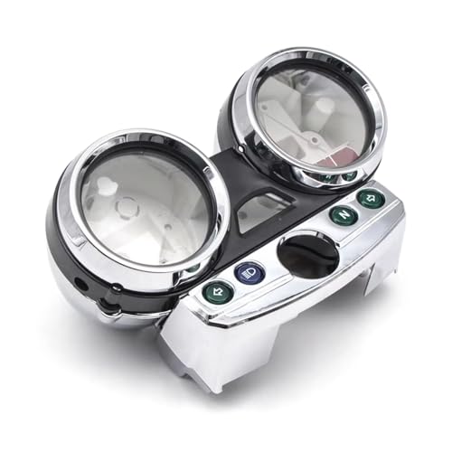 Für ZRX400 1998 1999 2000 Motorrad Instrument Montage Messgeräte Meter Cluster Tachometer Tachometer Kilometerzähler Änderung Zubehör Motorrad Instrumentengehäuse(Silver) von DRCIOQAZR
