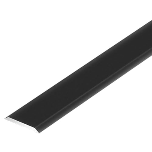 DRDQFF Selbstklebende Bodenübergangsleiste aus Aluminiumlegierung – 90 cm Nahtabdeckung for Übergänge von Teppich zu Fliesen(Black) von DRDQFF
