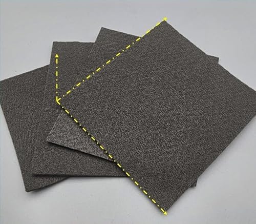 Hydrophiles Kohlefasertuch for Zinkbatterien – 5er-Pack, 10 x 10 cm Graphitfilz-Elektrodenflüssigkeit(10mm thick) von DRDQFF
