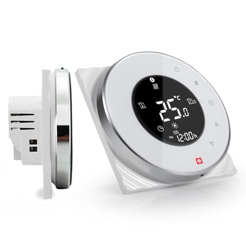 DREAM HEAT Smart Thermostat Heizung, Rundes Touch-Display, WLAN-Steuerung, Programmierbare Modi, Kompatibel mit Amazon Echo, Google Home, Weiß DREAM HEAT Smart Thermostat Heizung, Rundes Touch-Display, WLAN-Steuerung, Programmierbare Modi, Kompatibel mit Amazon Echo, Google Home, Weiß von DREAM HEAT