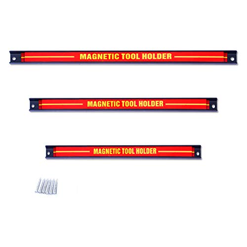 DREAMADE Magnetleiste Werkzeugleiste an der Wand, Magnet Werkzeughalter Werkzeughalterung, Halterung Werkzeug Magnetleiste Set (3) von DREAMADE