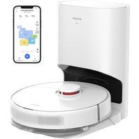 D10 Plus Staubsauger Roboter mit Absaugstation,Saugroboter mit Wischfunktion 4000Pa Weiß - Dreame von DREAME
