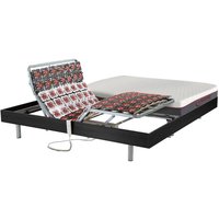 Relaxbett elektrisch - Matratzen mit Memory Schaum - ATRIDE von DREAMEA - mit OKIN-Motor - Schwarz - 2 x 90 x 200 cm von DREAMEA