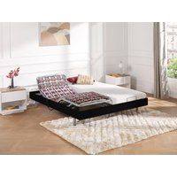 Relaxbett elektrisch - Latexmatratzen - CASSIOPEE III von DREAMEA - mit OKIN-Motor - 2 x 70 x 190 cm - Schwarz von Vente-unique