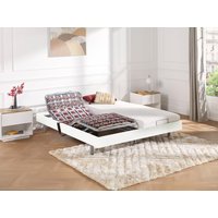 Relaxbett elektrisch - Latexmatratzen - CASSIOPEE III von DREAMEA - mit OKIN-Motor - 2 x 70 x 190 cm - Weiß Relaxbett elektrisch - Latexmatratzen - CASSIOPEE III von DREAMEA - mit OKIN-Motor - 2 x 70 x 190 cm - Weiß von Vente-unique