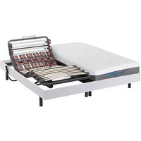 Relaxbett elektrisch - Matratzen mit Memory Schaum - DIONYSOS von DREAMEA - mit OKIN-Motor - Weiß - 2 x 80 x 200 cm Relaxbett elektrisch - Matratzen mit Memory Schaum - DIONYSOS von DREAMEA - mit OKIN-Motor - Weiß - 2 x 80 x 200 cm von Vente-unique
