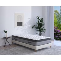 Taschenfederkernmatratze - Memory Schaum - 1 Zone - Härtegrad 3 - 90 x 190 cm - Stärke 24 cm - ILLUSION von YSMÉE von Vente-unique