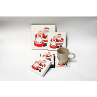 Untersetzer Mit Weihnachtsmotiven | Dekorative Weihnachtswandkunst, Bild Weihnachtsgeschenke, Wandkunst von DREAMERSNATION