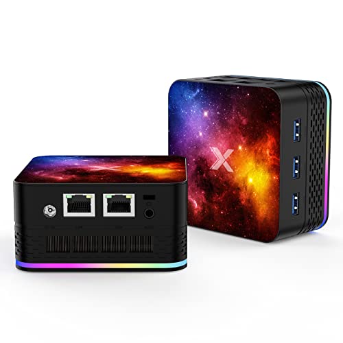 DREAMFYRE Mini PC Alder Lake-N95 (bis zu 3,4 GHz) 12. Generation Mini Computer 8 GB RAM DDR5 256 GB ROM SSD mit Dual Gigabit Ethernet 3 x USB 3.1 Triple HDMI von DREAMFYRE
