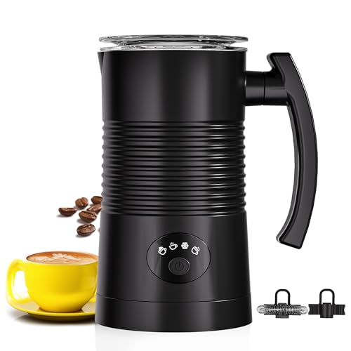 DREAMOON Elektrischer Milchaufschäumer, 350 ml Warmer und Kalter Milchschaum, Milchschäumer mit Antihaftbeschichtung, Edelstahl 304 DREAMOON Elektrischer Milchaufschäumer, 350 ml Warmer und Kalter Milchschaum, Milchschäumer mit Antihaftbeschichtung, Edelstahl 304 von DREAMOON