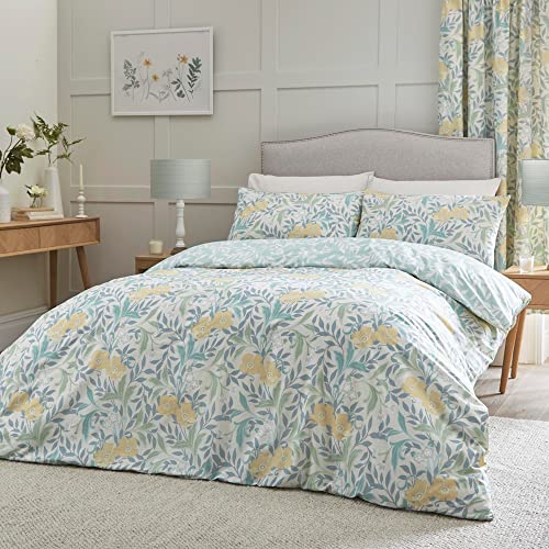 Dreams & Drapes Design – Sandringham – Wende-Bettbezug-Set – King-Size-Bett in Duck Egg von DREAMS AND DRAPES