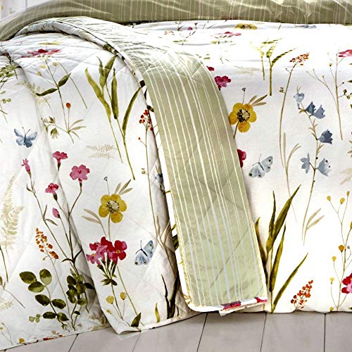 Dreams & Drapes Spring Glade Tagesdecke, gesteppt, 229 x 195 cm, Mehrfarbig Dreams & Drapes Spring Glade Tagesdecke, gesteppt, 229 x 195 cm, Mehrfarbig von DREAMS AND DRAPES