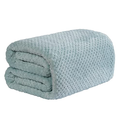 DREAMSCENE Luxus Waffel weicher Warm berwurf ber Sofa Bett Decke, Duck Egg Blau, 150x 200cm DREAMSCENE Luxus Waffel weicher Warm berwurf ber Sofa Bett Decke, Duck Egg Blau, 150x 200cm von DREAMSCENE