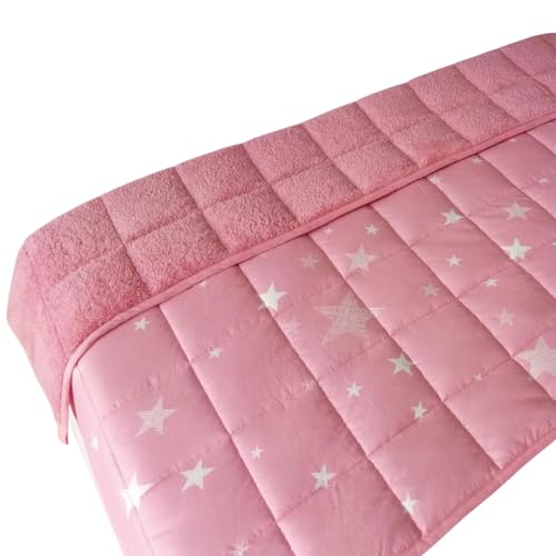 Dreamscene Gewichtsdecke 3kg Star, Schwere Decke 100 x 150 cm 3kg(6.6lb) Rosa Weighted Blanket von DREAMSCENE