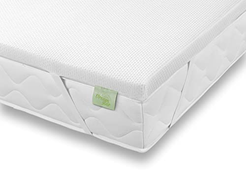 DREAMSTAR Easy Dream Topper | Fester Matratzentopper mit Kaltschaumkern | Matratzenauflage mit Härtegrad 3 (H3) 80-100 kg | Öko-Tex Zertifiziert | 5 cm hoch | 100 x 200 cm DREAMSTAR Easy Dream Topper | Fester Matratzentopper mit Kaltschaumkern | Matratzenauflage mit Härtegrad 3 (H3) 80-100 kg | Öko-Tex Zertifiziert | 5 cm hoch | 100 x 200 cm von DREAMSTAR