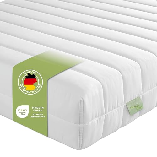 DREAMSTAR Easy Flex | orthopädische 7-Zonen Kaltschaummatratze | Öko-Tex Zertifiziert | Härtegrad 2 und 3 (H2 & H3) | Rollmatratze 16 cm | Made in EU I 140 x 200 cm von DREAMSTAR