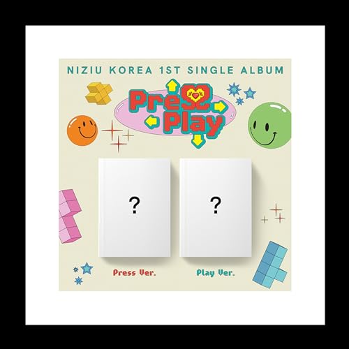 NiziU Press Play 1st Single Album CD+Photobook+Photocard+Photocard frame+Postcard+Sticker+Tracking Sealed (SET(Press+Play)) von DREAMUS