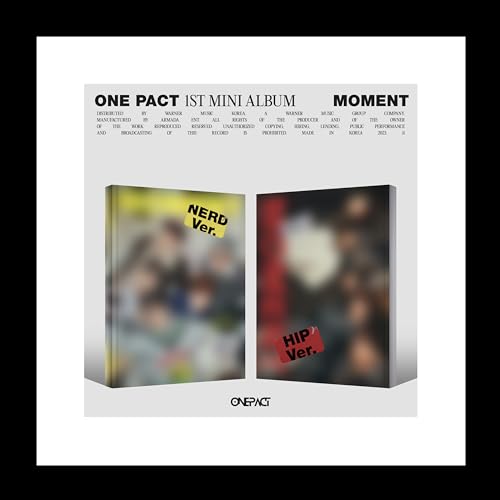 ONE PACT MOMENT 1st Mini Album CD+Magazine+Letter+Photocard+Polaroid+Sticker+Tracking Sealed (SET(NERD+HIP)) von DREAMUS