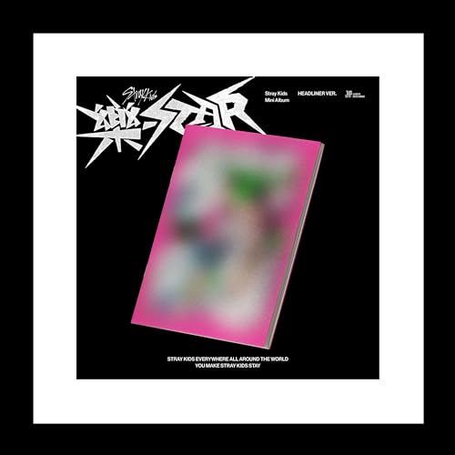 Stray Kids 樂-STAR ROCK-STAR 8th Mini Album CD+Contents+Photocard+Tracking Sealed SKZ (HEADLINER Version) von cokodive