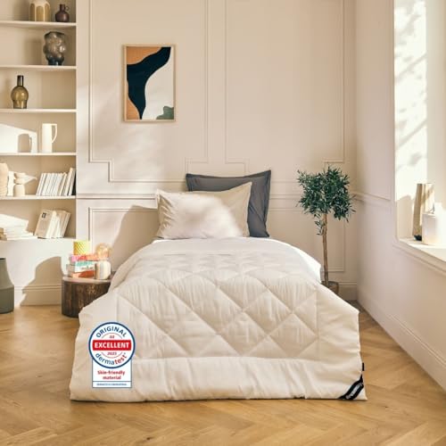 DREAMWAY Bettdecke 155x220 cm Sommerdecke 150gsm, Sommer Steppdecke 155 x 220, Leicht Dünn Weiche Atmungsaktive Sommerbettdecke, Zudecke Mikrofaser, Zertifiziert Oeko-Tex, Waschbar bei 60°C DREAMWAY Bettdecke 155x220 cm Sommerdecke 150gsm, Sommer Steppdecke 155 x 220, Leicht Dünn Weiche Atmungsaktive Sommerbettdecke, Zudecke Mikrofaser, Zertifiziert Oeko-Tex, Waschbar bei 60°C von DREAMWAY