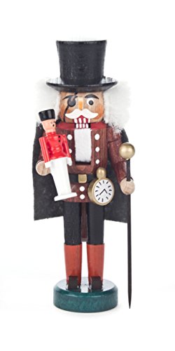 Nussknacker Figur Bergmann von DREGENO SEIFFEN 14 cm – Original erzgebirgische Handarbeit, stimmungsvolle Weihnachts-Dekoration von DREGENO