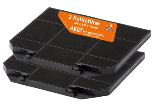DREHFLEX - 2x Kohlefilter/Aktivkohlefilter kompatibel AEG 902979363/6 / 9029793636 - EFF72 / E3CFF72 von DREHFLEX