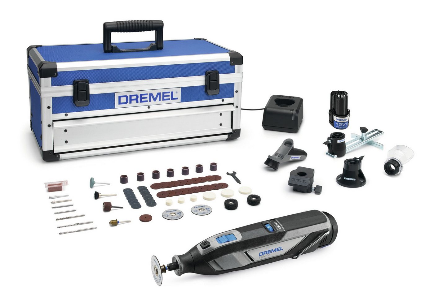 DREMEL Akku-Multischleifer, max. 35000 U/min, 8240 Multifunktionswerkzeug m. Zubehörset d. Platin-Edition im Karton DREMEL Akku-Multischleifer, max. 35000 U/min, 8240 Multifunktionswerkzeug m. Zubehörset d. Platin-Edition im Karton von DREMEL
