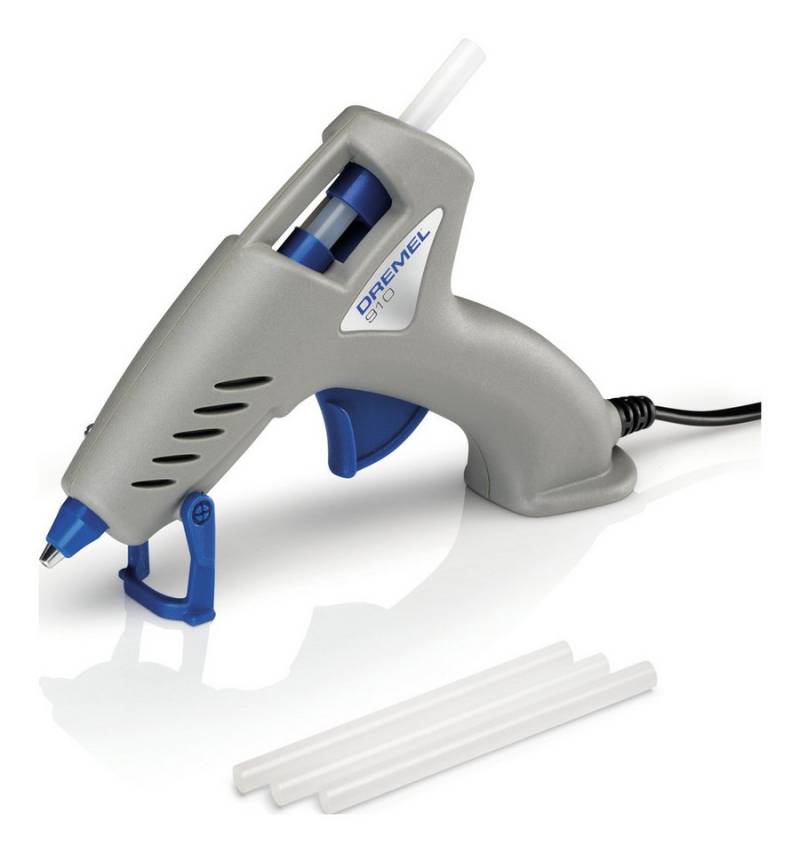 DREMEL Heißklebepistole, 940-3 Kompaktwerkzeug mit 3 Zubehöre von DREMEL