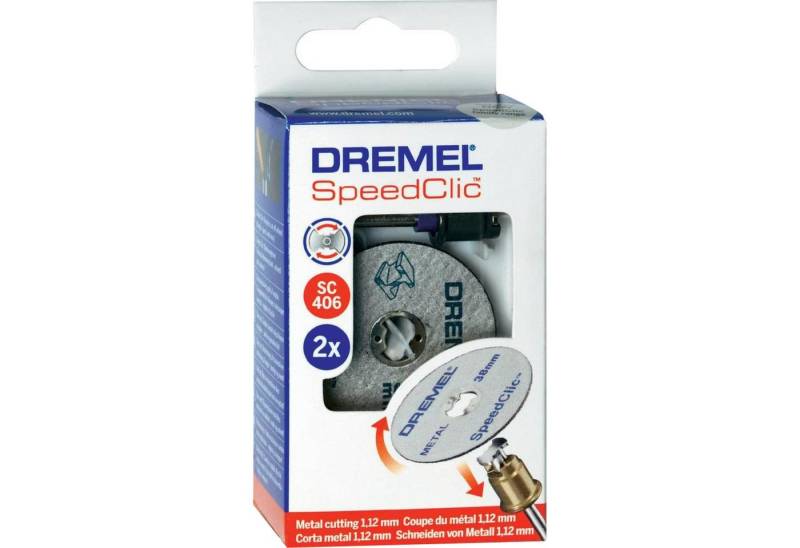 DREMEL Trennscheibe Dremel EZ SpeedClic Starter-Set (SC406), 3-teilig, Ø 38 mm von DREMEL