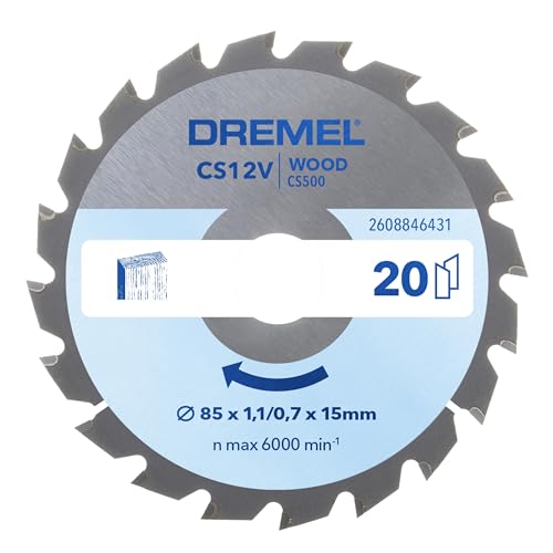 Dremel Blueprint Holz Kreissägeblatt 85 x 1,1/0,7 x 15mm (CS500) von DREMEL