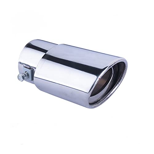 1 Stücke Universal Für Auto Styling Dekoration Zubehör Edelstahl Auto Auspuff Endrohr Schalldämpfer Spitze Rohr Auspuffendrohr Schalldämpfer Endrohre (Color : 2) von DRENGE