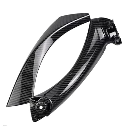 DRENGE Innen TüR Griff Für 3er E90 E91 E92 316 318 320 325 328i 2004–2012 Innen Beifahrertürgriff Ziehen Kohlefaser Kit RHD LHD Innentürverkleidung Armlehne (Color : 2) von DRENGE