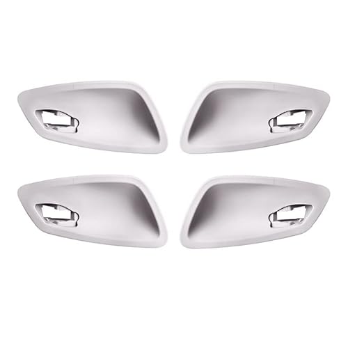 DRENGE Innen TüR Griff Für 3er E90 E91 E92 E93 2005-2012 2/4 STÜCKE Beige Autoinnentürgriffschale Ersatzabdeckung Innentürverkleidung Armlehne (Color : 7) von DRENGE