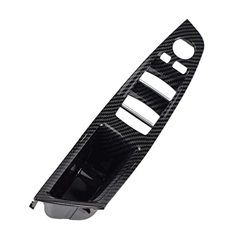 DRENGE Innen TüR Griff Für 5er F10 F11 520d 525d 530d 535i Innenverkleidung Pull Trim Cover Carbon Fiber RHD LHD Autoinnentürgriff Innentürverkleidung Armlehne (Color : 2) von DRENGE