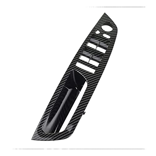 DRENGE Innen TüR Griff Für E70 E71 Für X5 Für X6 2007-2013 Auto Kohlefaser Armlehne Auto Links Rechts Innentürgriff Innenverkleidung Zugverkleidung Innentürverkleidung Armlehne (Color : 2) von DRENGE