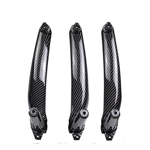 DRENGE Innen TüR Griff Für E70 E71 Für X5 Für X6 2007-2013 Auto Kohlefaser Armlehne Auto Links Rechts Innentürgriff Innenverkleidung Zugverkleidung Innentürverkleidung Armlehne (Color : 6) von DRENGE