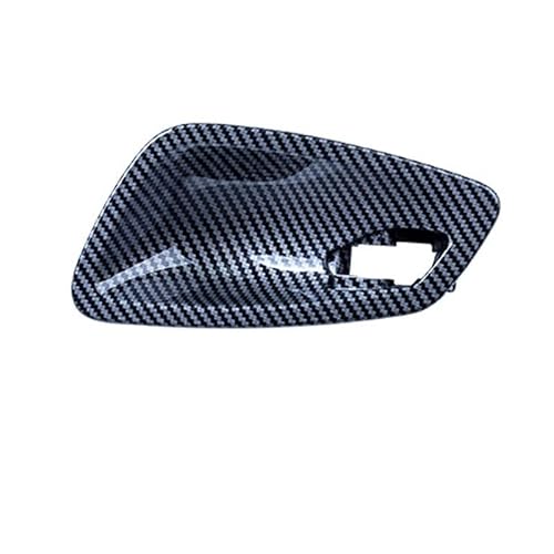 DRENGE Innen TüR Griff Für E90 E91 E92 E93 3er 2005-2012 1 STÜCKE Kohlefaser Auto Innentürgriff Schüssel Ersatzabdeckung Innentürverkleidung Armlehne (Color : 7) von DRENGE