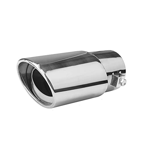Für Auto Styling Dekoration Zubehör 1 Stücke Universal Edelstahl Auto Auspuff Endschalldämpfer Tipp Rohr Auspuffendrohr Schalldämpfer Endrohre von DRENGE