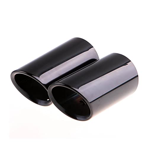 Für PASSAT Auto Auspuff Tip Pipes Covers Chrome Plating Edelstahl Auspuffendrohr Schalldämpfer Endrohre (Color : 2) von DRENGE