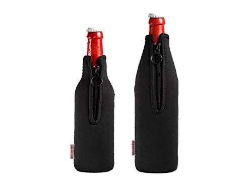 DRESS-YOUR-DRINK Neopren Flaschenkühler Getränkekühler Bierkühler (Kombipaket 1x0.5 Liter 1x0.3 Liter) von DRESS-YOUR-DRINK