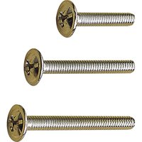 Dresselhaus - Möbelgriffschrauben ø m 4x22 mm (Schlitz) Schrauben für Schubladengriffe Stahl von DRESSELHAUS
