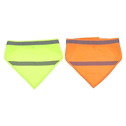 DRESSOOS 2stücke Reflektierendes Hundetuch Verstellbares Modisches Hundebandana Für Hohe Sichtbarkeit Für Und Stil Bei Nächtlichen Spaziergängen von DRESSOOS